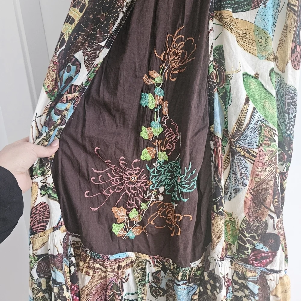 Minkas Bohemian Tropical Print Maxi Dress - Picture 3 of 6